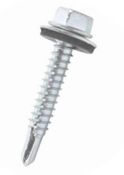 Tornillo Autoperforante Punta de Broca con Empaque de Neopreno #14 x 1 1/2"