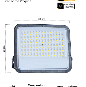 LUMINARIO LED REFLECTOR PROMAX PROJECT 100W 6500K